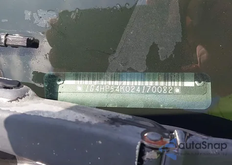 2002 Buick Lesabre Custom из США, поврежденный, VIN 1G4HP54K024170082